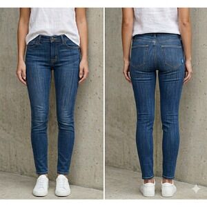 1denim Wilshire Skinny Jeans Womens 28 Blue High Rise Stretch Dailylook NWT